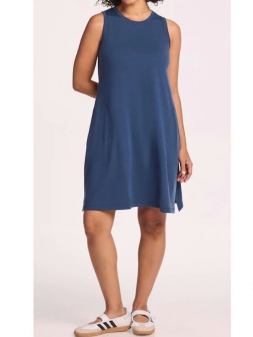 Woolx Clara Merino Wool Sleeveless Dress Pockets • NWOT